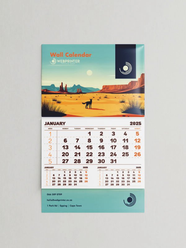 DIGITAL CALENDER LANDSCAPE & PORTATE